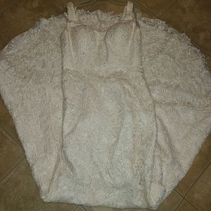 Oleg Cassini Ivory wedding gown